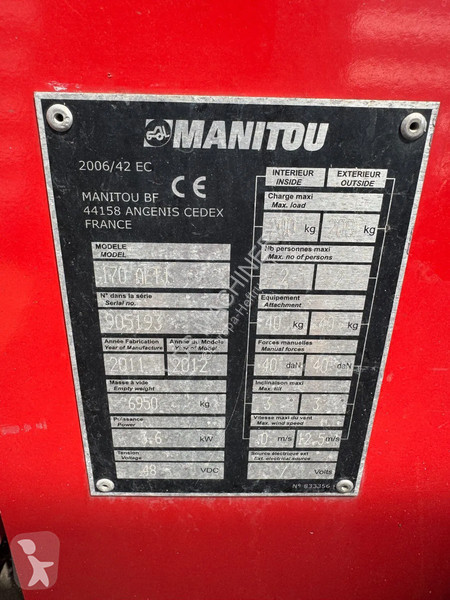 Nacela Manitou 170AETJ L Hoogwerker...