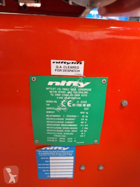 Nacelle Niftylift HR21 HYBRID 4X4