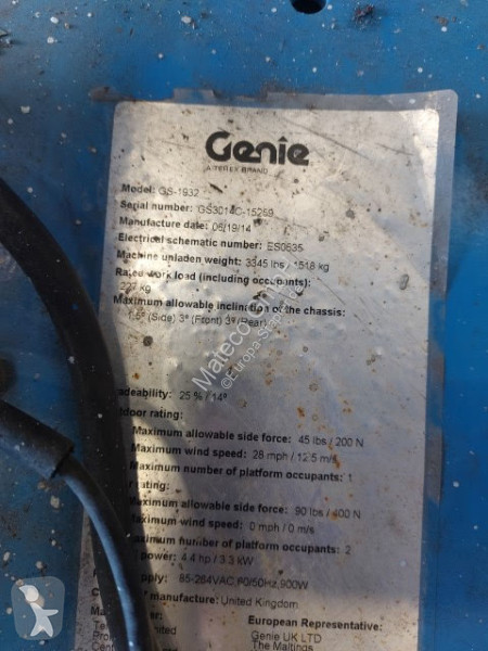 Nacelle Genie GS-1932