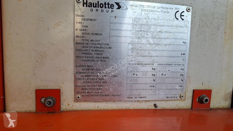 Nacelle Haulotte STAR 10
