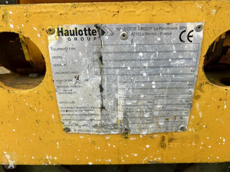 منصة تلسكوبية Haulotte