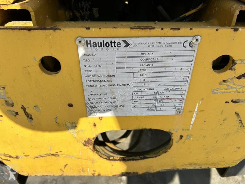 Plataforma elevadora Haulotte  COMPACT 12 E