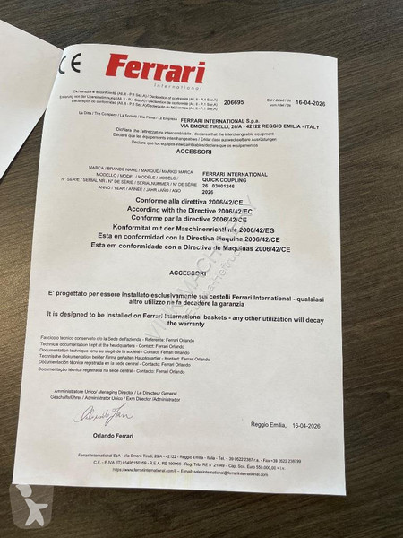 Emelőkosár Ferrari Skyler 2 AL 200