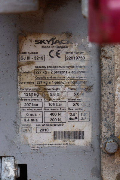 Lift Skyjack SJIII-3219