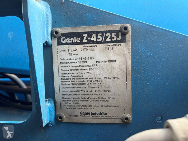 Nacelle Genie Z-45/25J