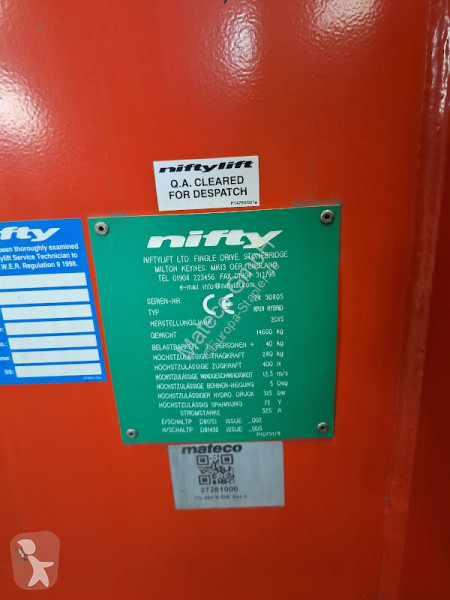 Nacelle Niftylift HR28 HYBRID 4X4