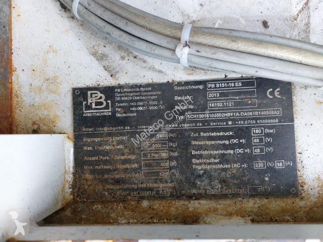 منصة تلسكوبية PB S151-16 ES