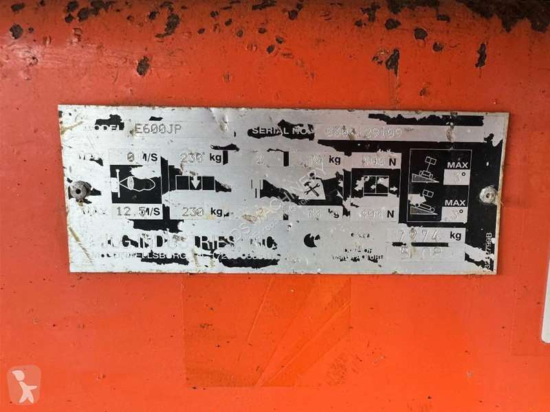 Nacelle JLG Hoogwerker Telescoophoogwerker