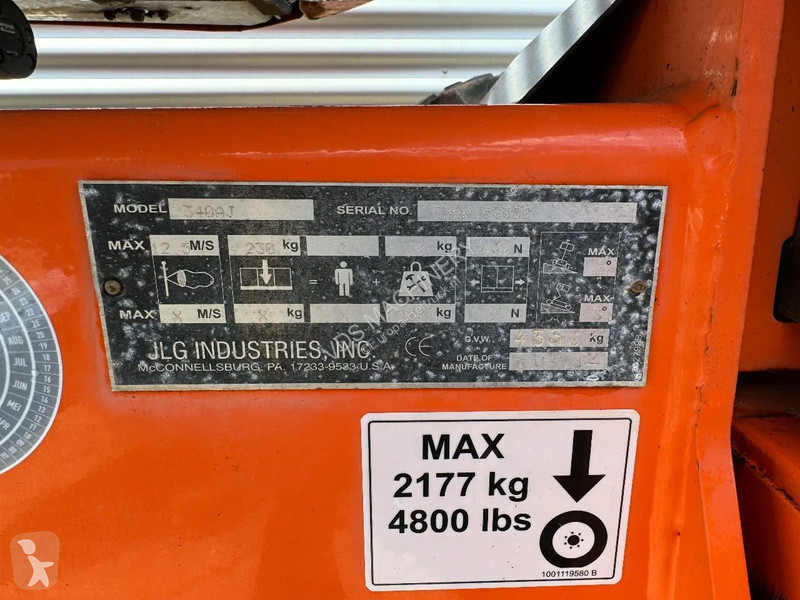 Nacelle JLG Hoogwerker Knikarmhoogwerker