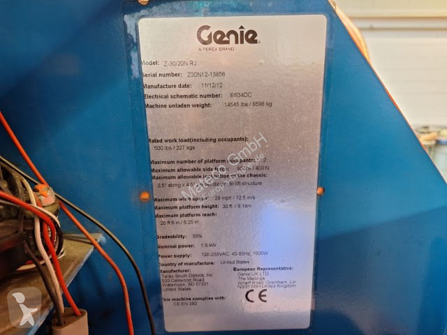 Plataforma Genie Z-30/20N
