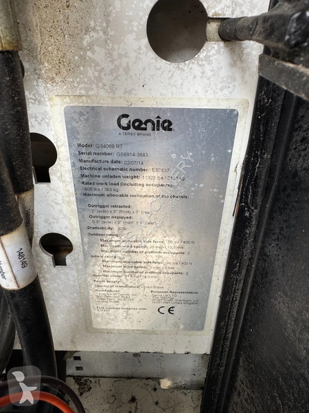 Nacelle Genie Hoogwerker Schaarhoogwerker...