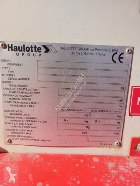Nacelle Haulotte STAR 10
