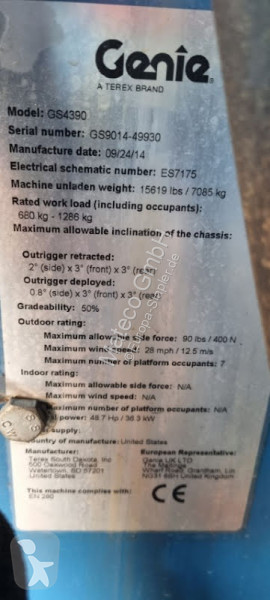 Nacelle Genie GS-4390