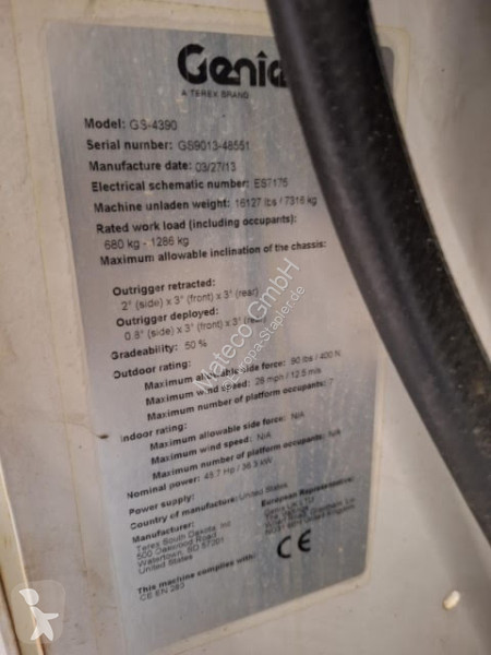 Nacelle Genie GS-4390