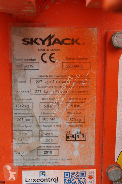 Nacela Skyjack SJIII 3219