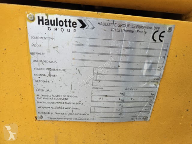 Plataforma elevadora Haulotte COMPACT 8