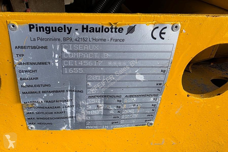 Vysokozdvižná plošina Haulotte Compact 8...