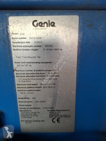 منصة تلسكوبية Genie
