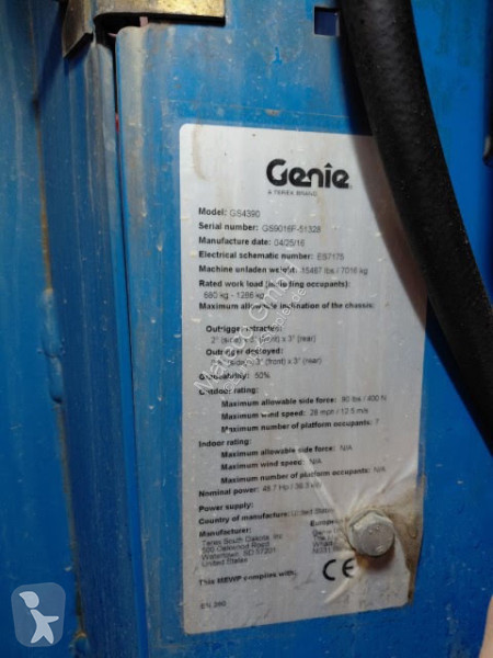 منصة تلسكوبية Genie GS4390