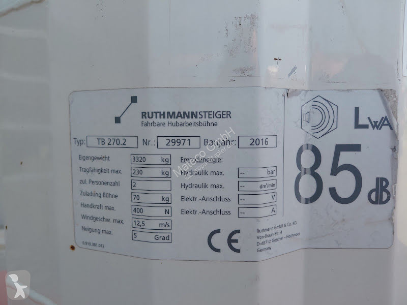 Lift Ruthmann TB 270 / NISSAN CABSTAR