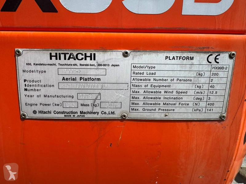 Автовышка Hitachi HX99B-2