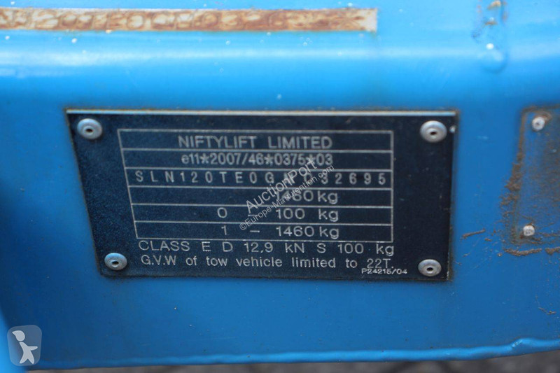 Nacelle Niftylift 120TE