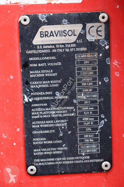 Emelőkosár Braviisol Lui Mini