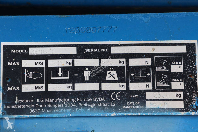 Plataforma elevadora JLG