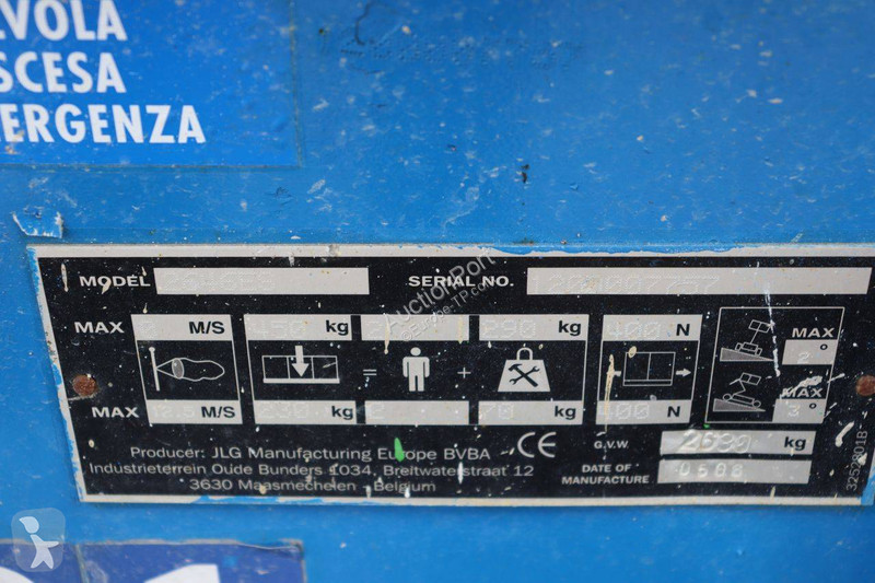 Plataforma elevadora JLG
