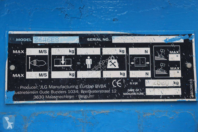Plataforma elevadora JLG