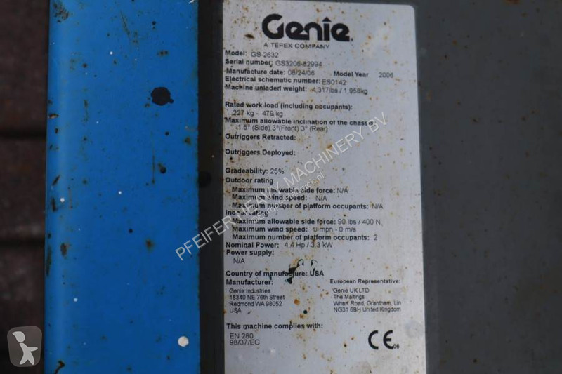 Gondola Genie Electric, Working Height 10m,...