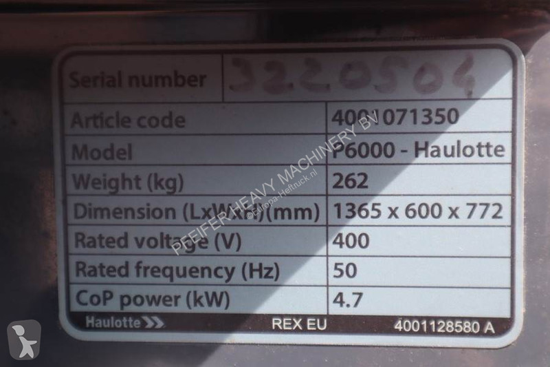 Plataforma Haulotte HS15EPRO Valid Inspection,...
