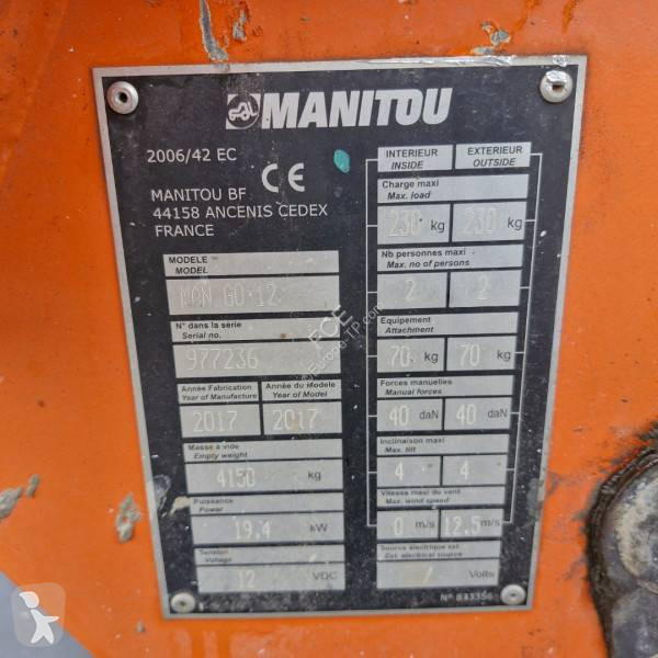 Nacelle Manitou MAN GO12