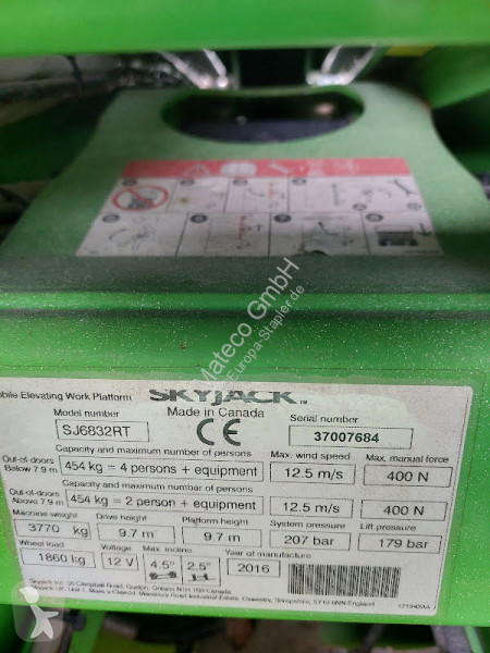 Nacelle Skyjack SJ6832 RT