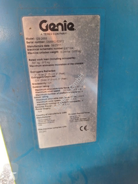Plataforma Genie GS-2668 DC