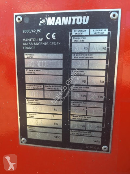 Lift Manitou 170AETJ L