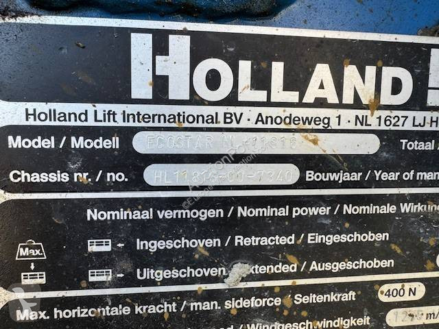 Nacelle Hollandlift HL-11816