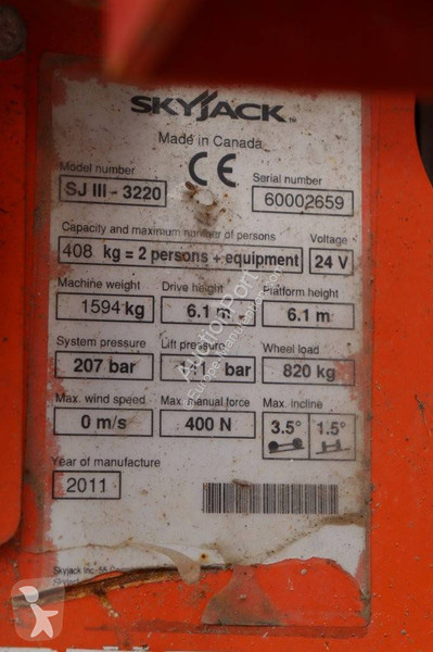 Nacela Skyjack SJ III - 3220