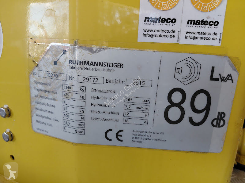 Nacelle Ruthmann TB 270 / NISSAN CABSTAR