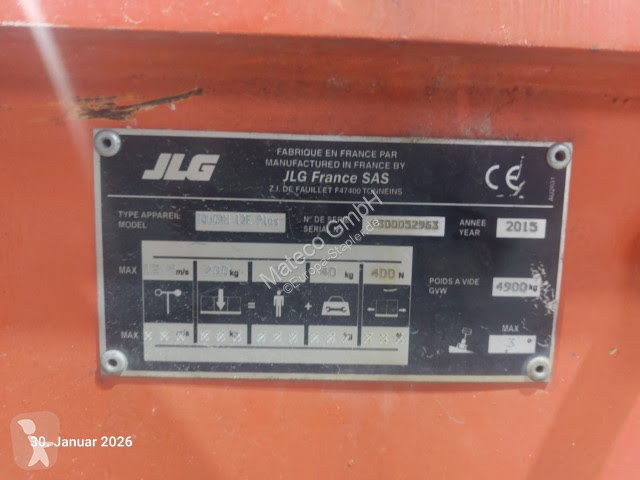 منصة تلسكوبية JLG TOUCAN 12E PLUS