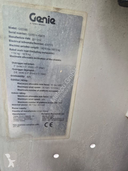 منصة تلسكوبية Genie GS3390