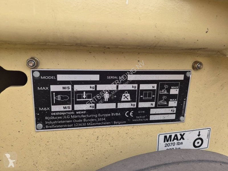 Plataforma elevadora JLG 10 RS (Multiple units...