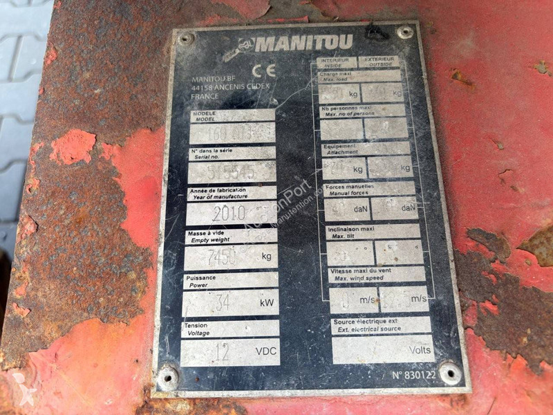 Plataforma elevadora Manitou