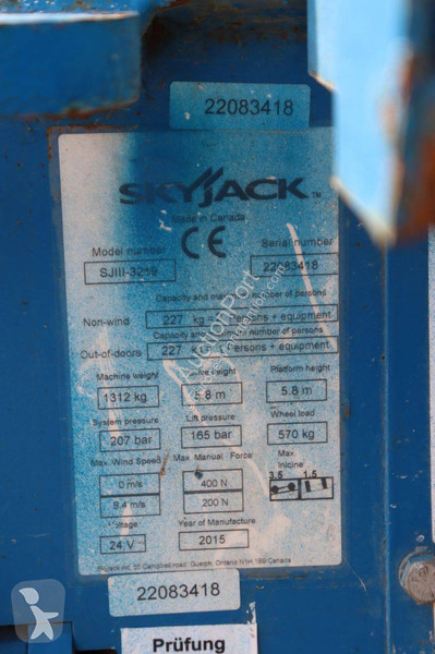Nacela Skyjack SJ3249