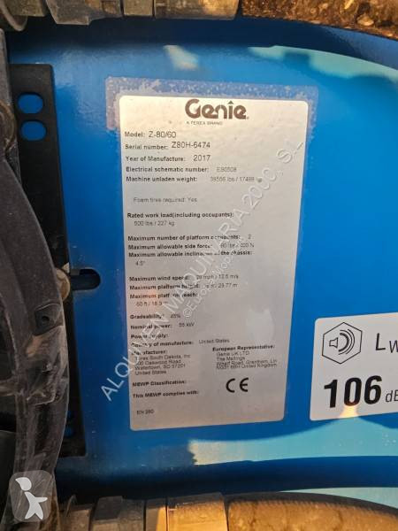 Nacelle Genie Z-80/60