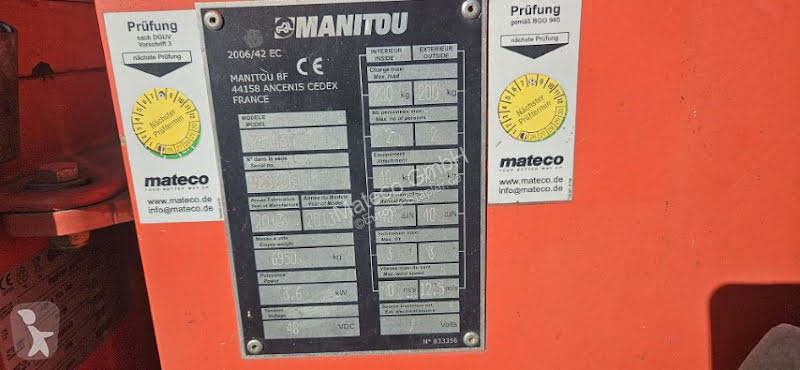 Gondola Manitou 170AETJ L