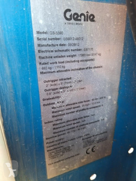 Nacelle Genie GS-5390