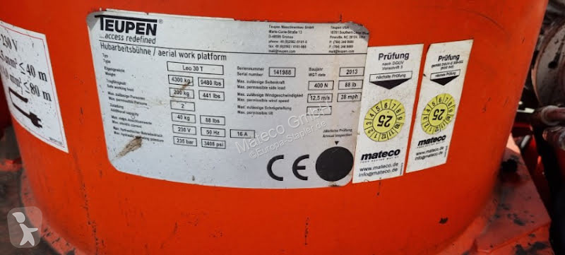 Gondola Teupen LEO 30 T