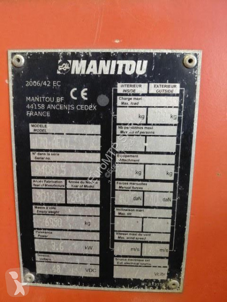 منصة تلسكوبية Manitou  170AETJL