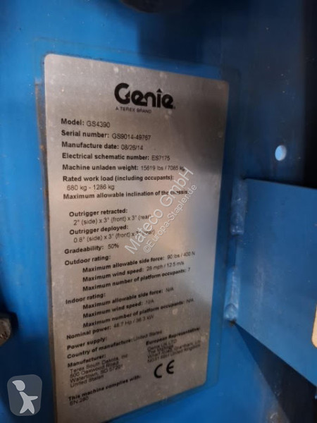 منصة تلسكوبية Genie GS4390